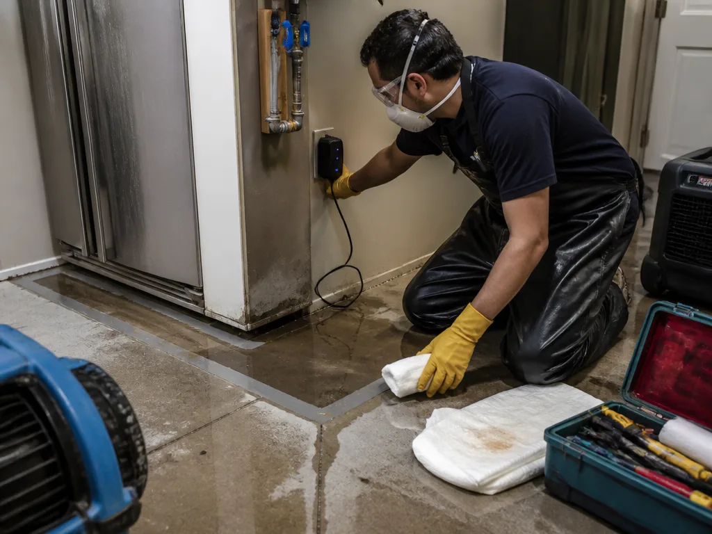 Appliance Leak Cleanup