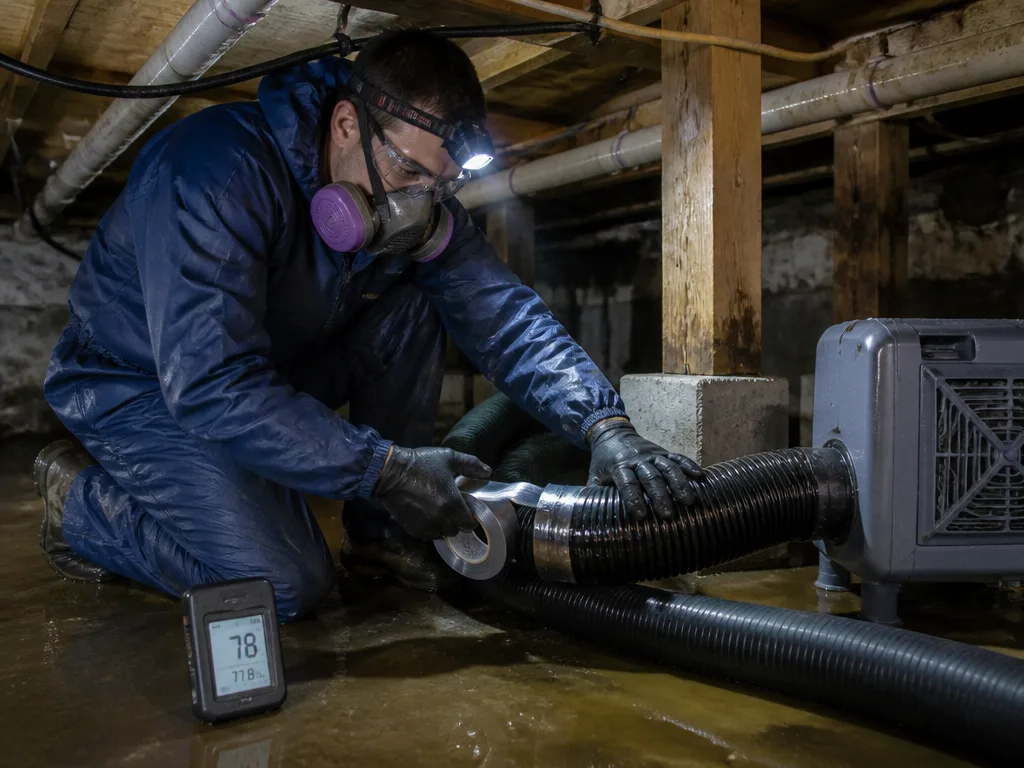 Crawl Space Drying