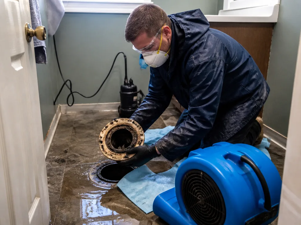 Toilet Overflow Cleanup